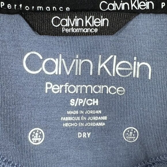 Calvin Klein Performance Women S Polar Fleece Jacket Baby Blue Full Zip SpellOut - Picture 13 of 15